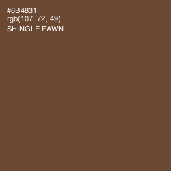 #6B4831 - Shingle Fawn Color Image